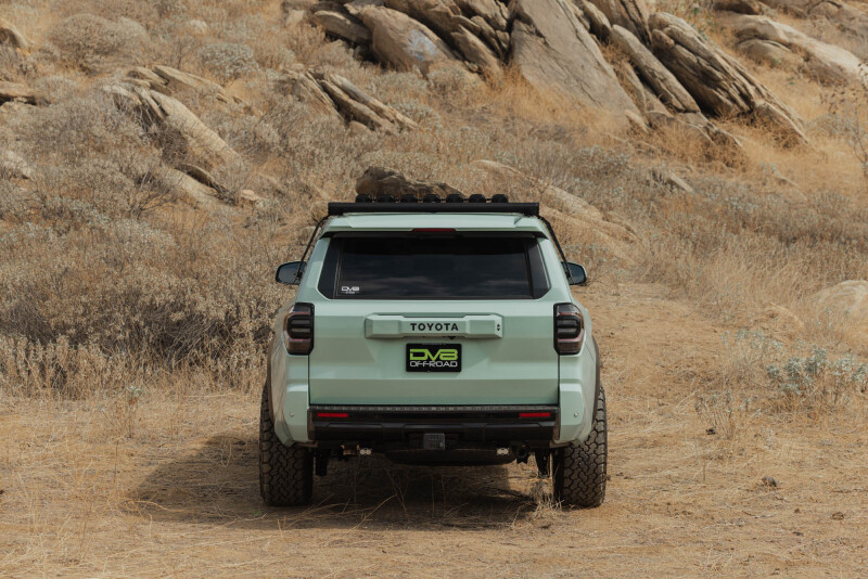 Toyota 4Runner Exterior Window Molle - Driver Side - DV8 Offroad - For DV8 Roof Rack - Black Powder Coated - `25-`26